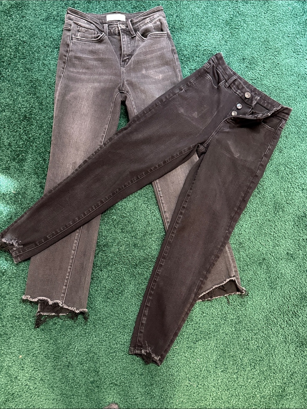 American Eagle Outfitters Black and black vervet Jeans Duo